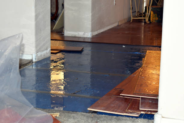 Professional Flood Cleanup technician working in Bandon, OR